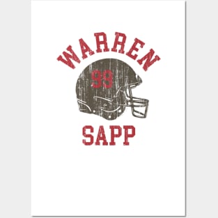 Warren Sapp Tampa Bay Helmet Font Posters and Art